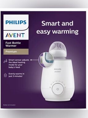 Philips Avent Fast Bottle Warmer - White
